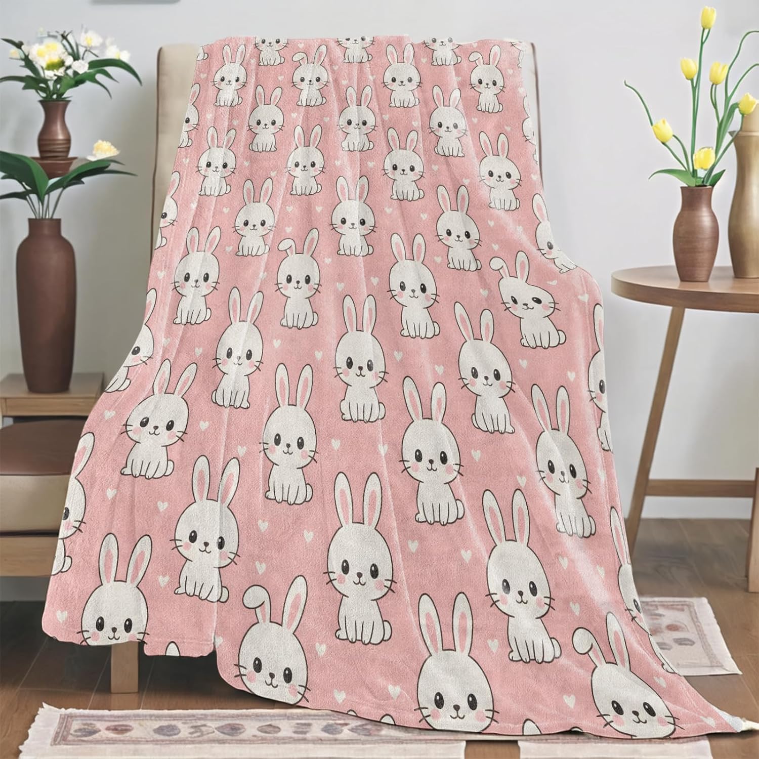 Cute Cartoon Bunny Rabbit Prin - Baby Nursery In Hospital incelemesi ve fiyatı