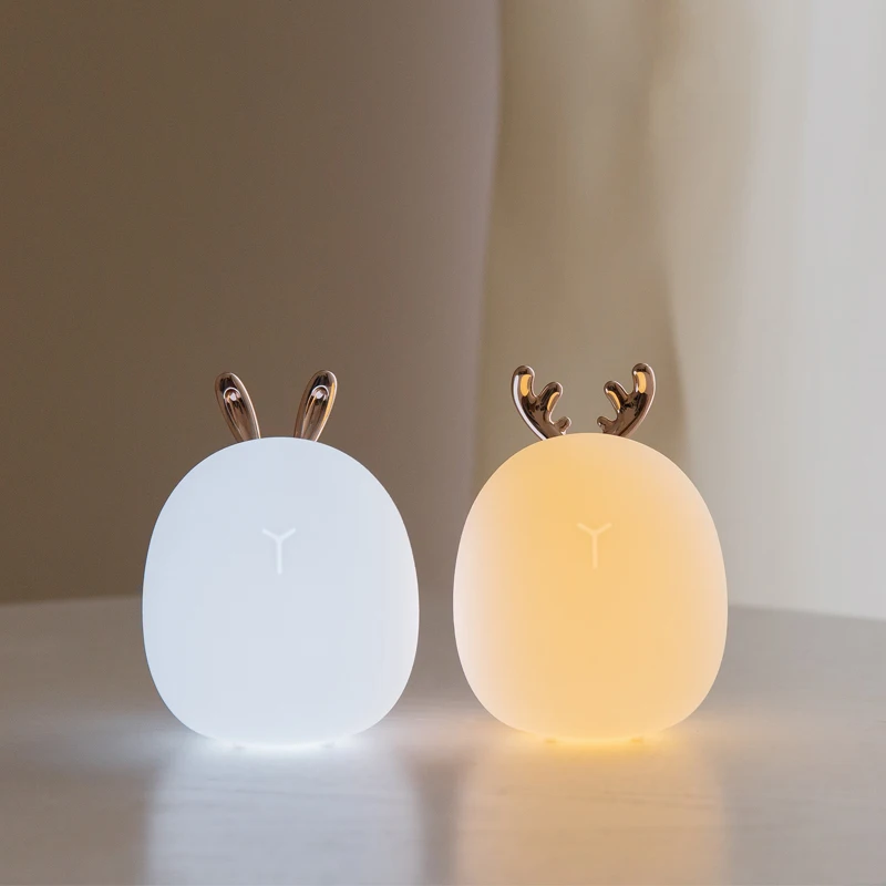 Led Carton Deer Rabbit Silicon - Baby Nursery Night Light incelemesi ve fiyatı