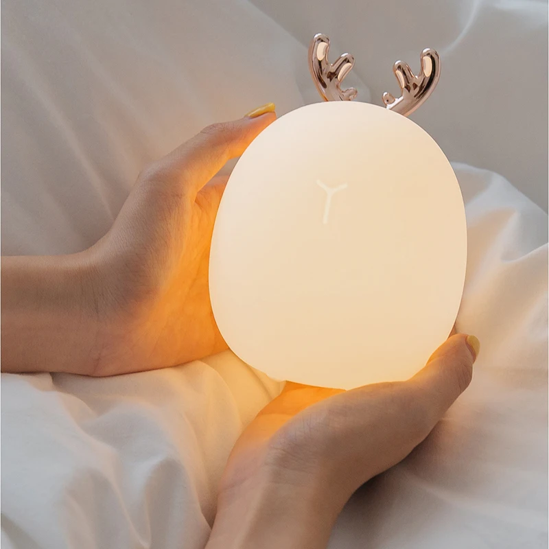 Led Carton Deer Rabbit Silicon - Baby Nursery Night Light incelemesi ve fiyatı