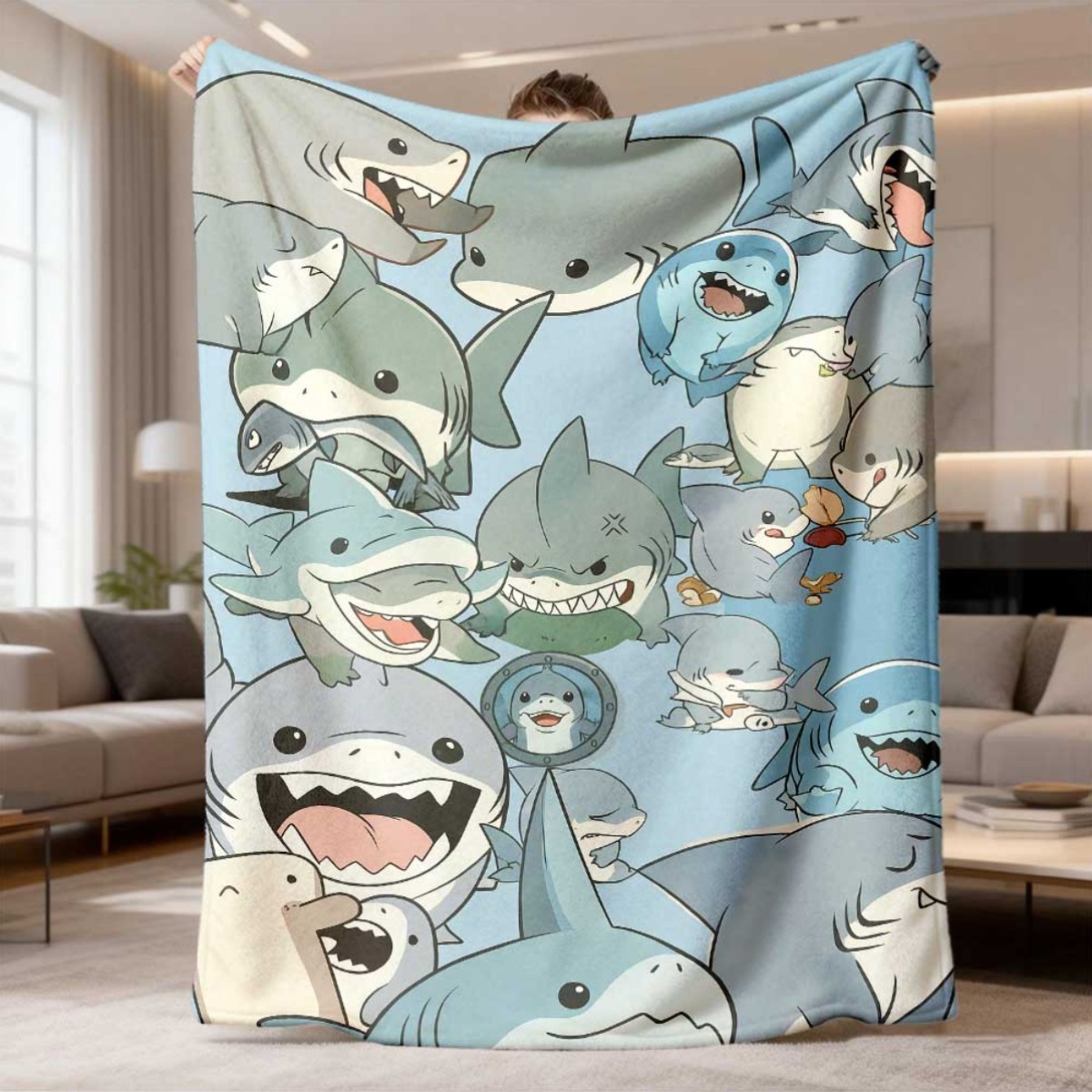 Large Cartoon Baby Sharks Flee - Baby Nursery In Hospital incelemesi ve fiyatı
