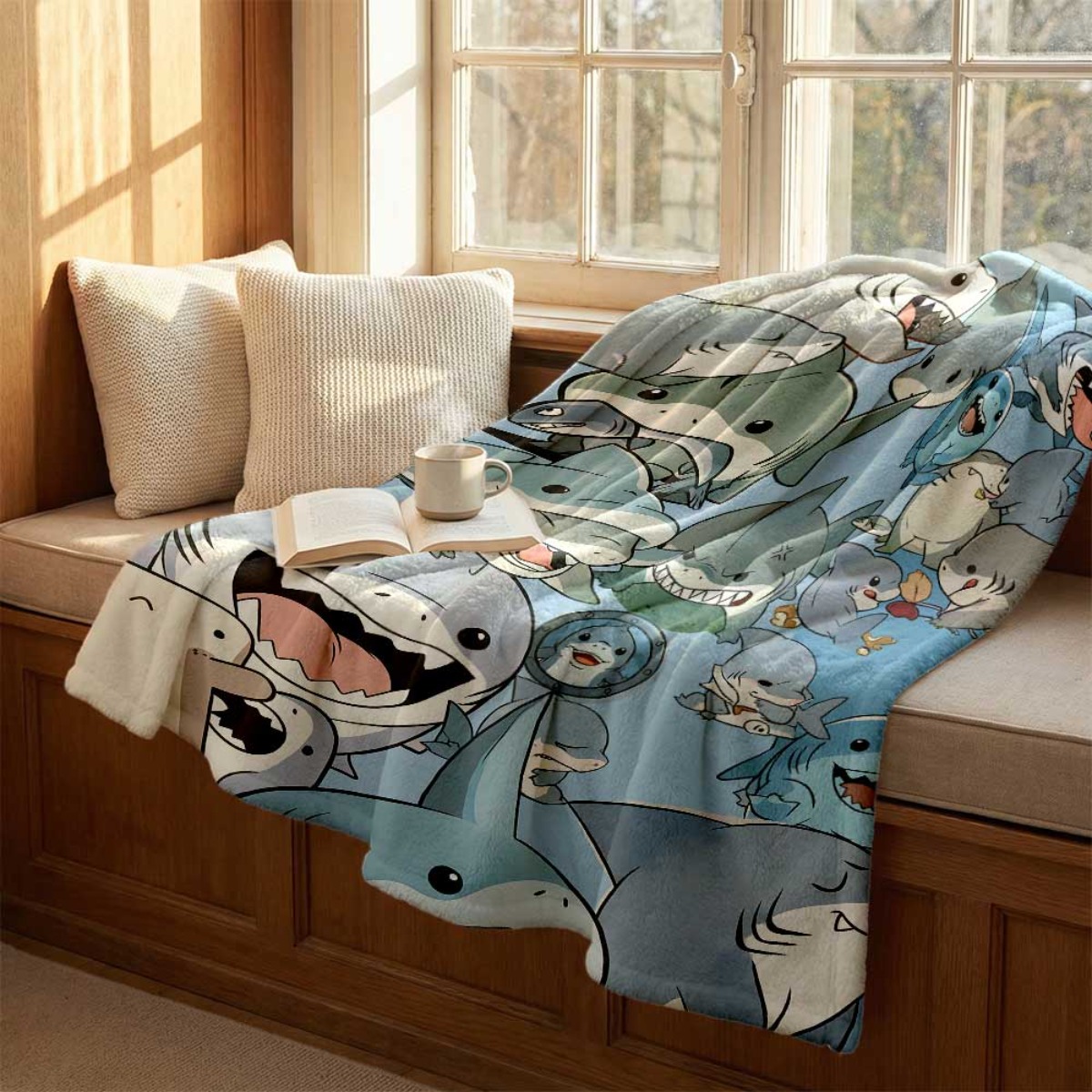 Large Cartoon Baby Sharks Flee - Baby Nursery In Hospital incelemesi ve fiyatı