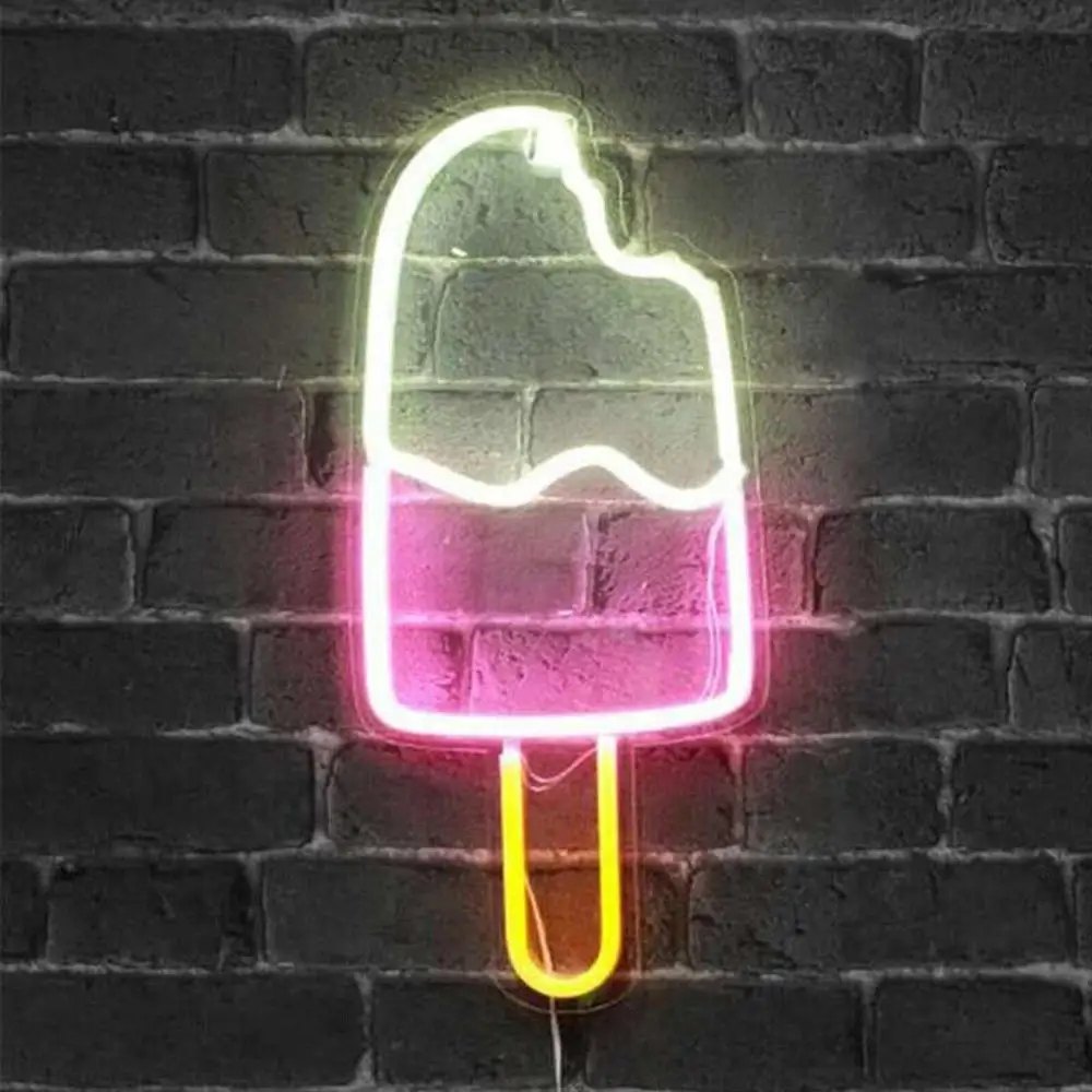 Ice Cream LED Neon Sign Light  - Baby Nursery Night Light incelemesi ve fiyatı