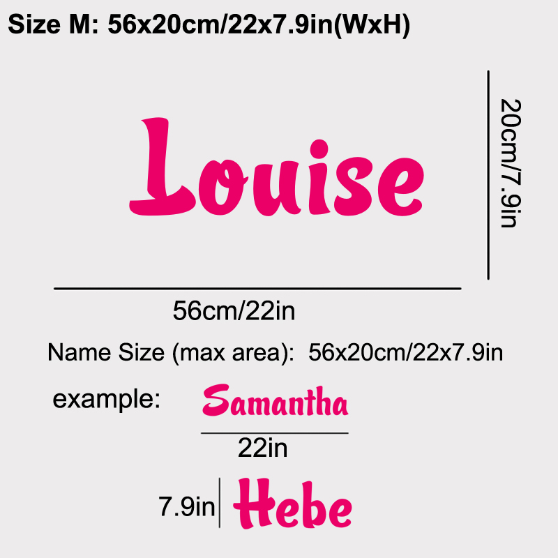 Personalized name vinyl decal  - Baby Nursery Wallpaper incelemesi ve fiyatı