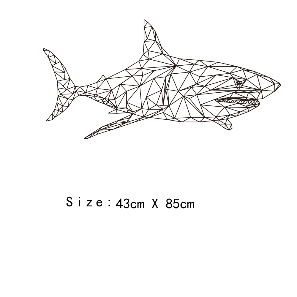 Geometric Shark Whale Fish Oce - Baby Nursery Under The Sea incelemesi ve fiyatı