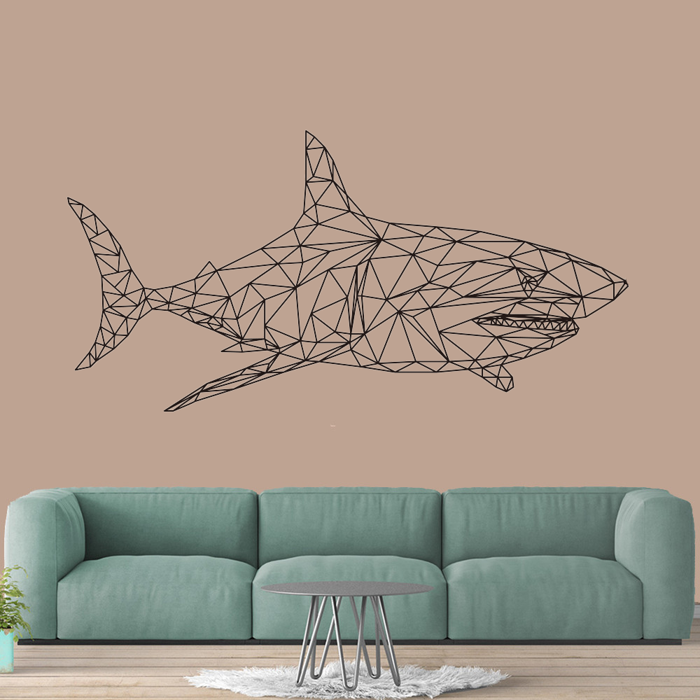 Geometric Shark Whale Fish Oce - Baby Nursery Under The Sea incelemesi ve fiyatı