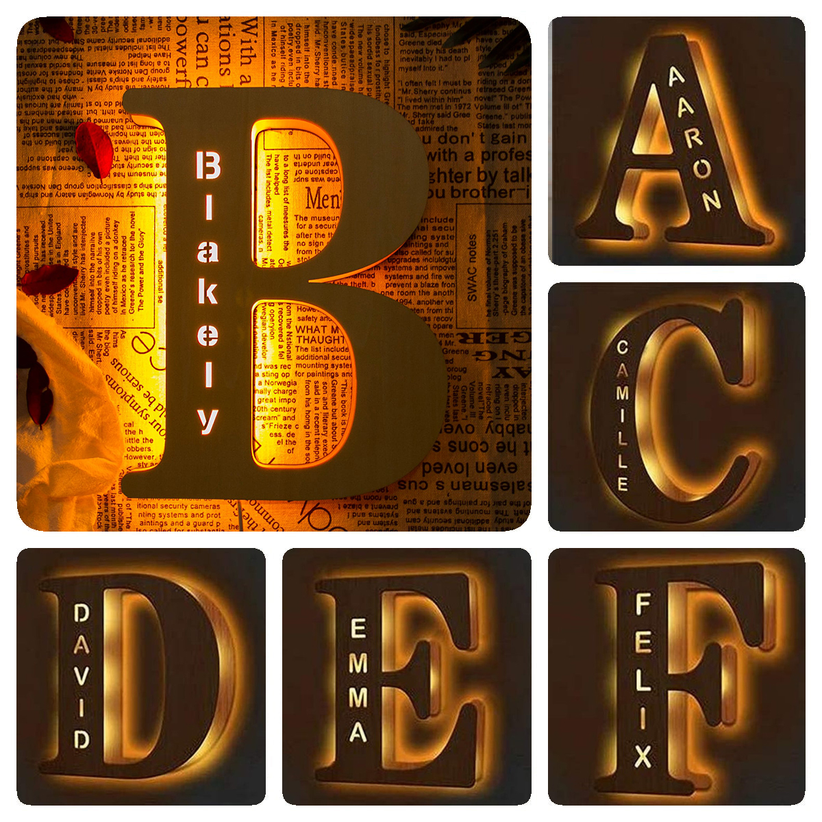 Personalized Wall Decor 26 Let - Baby Nursery Night Light incelemesi ve fiyatı