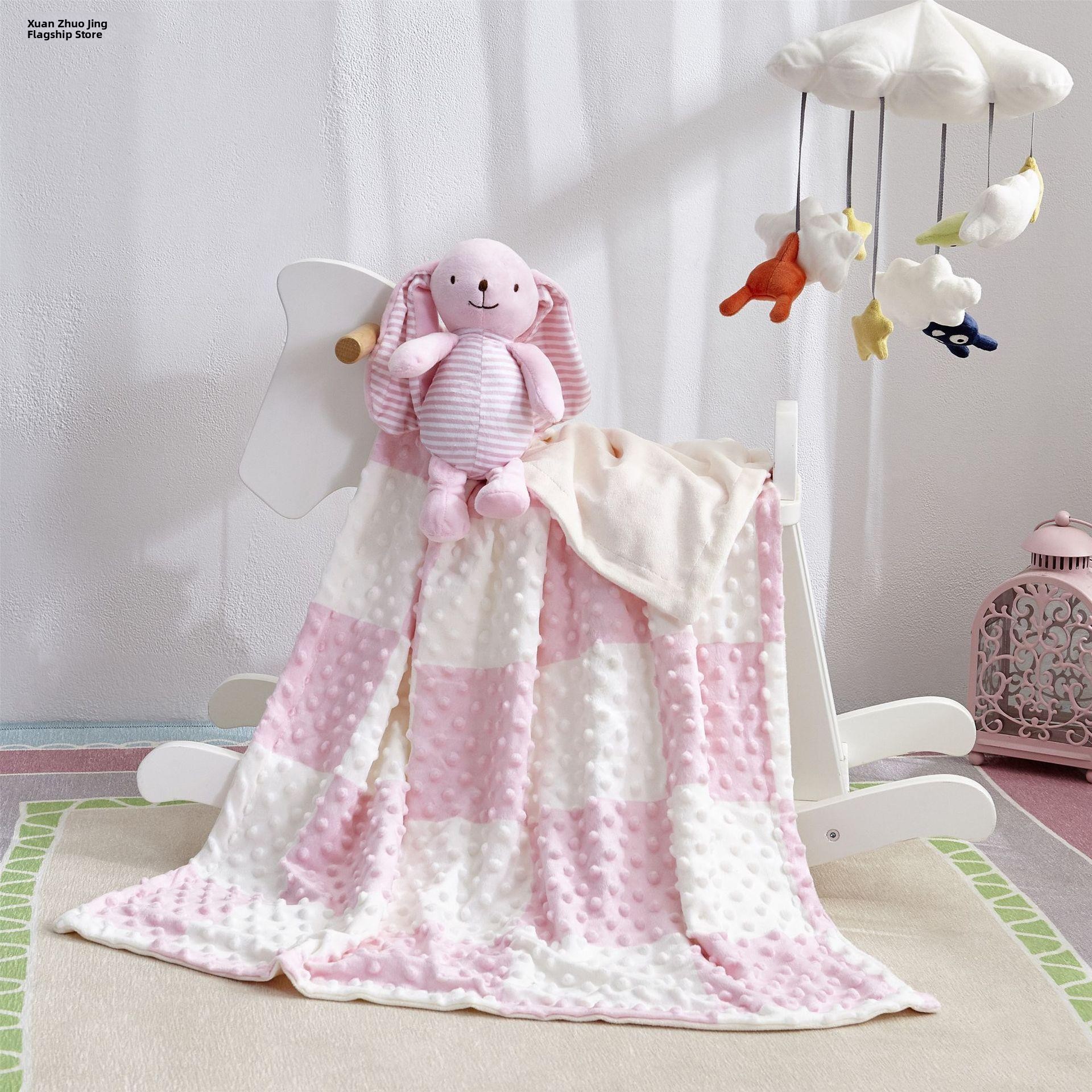 Double Layer Baby Soft Bean Bl - Baby Nursery Quilts incelemesi ve fiyatı