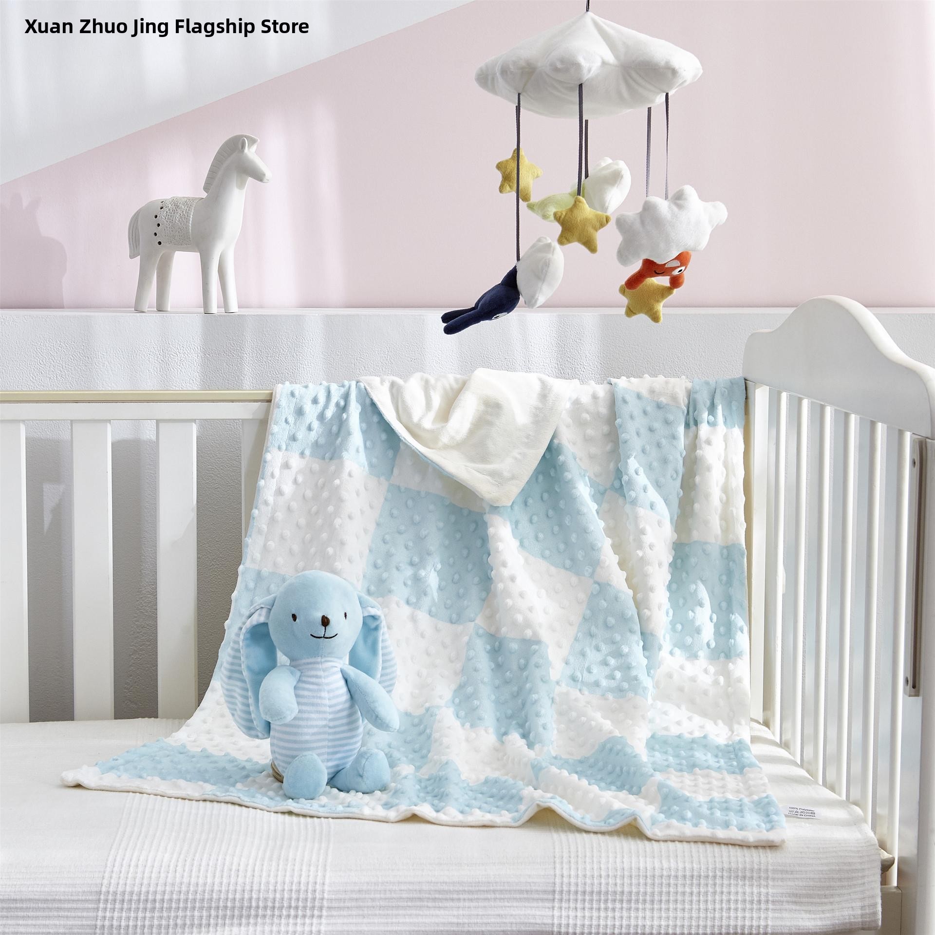 Double Layer Baby Soft Bean Bl - Baby Nursery Quilts incelemesi ve fiyatı