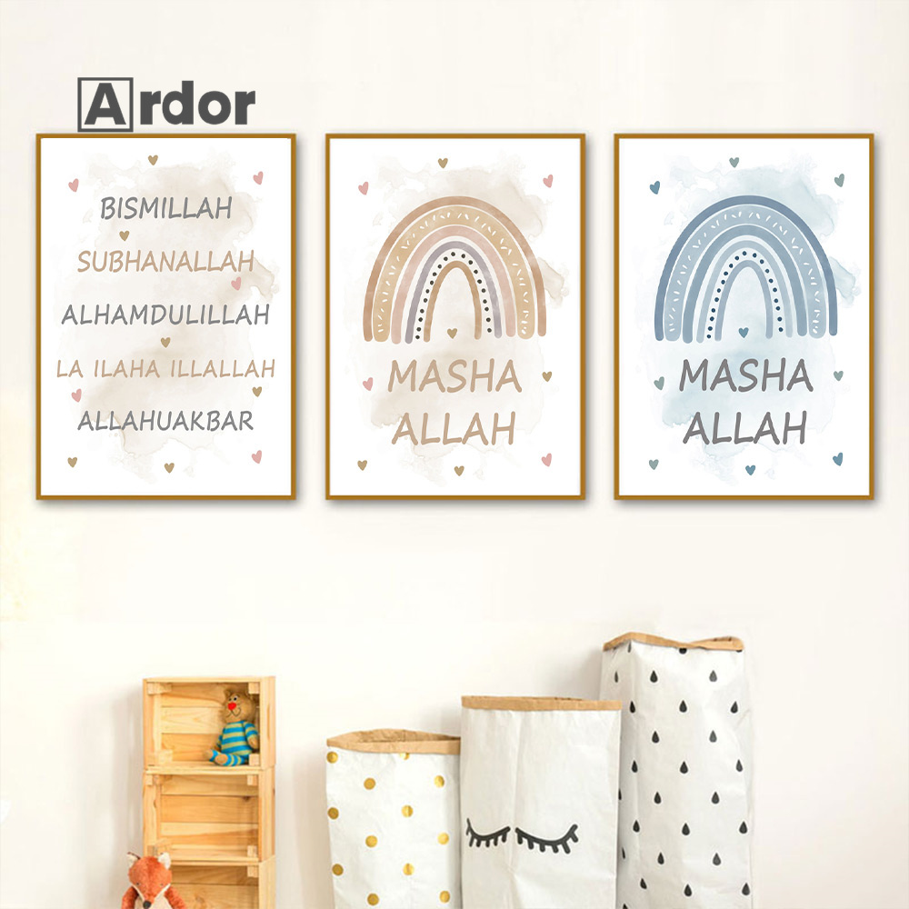 Nordic Nursery Art Poster Canv - Baby Girl Nursery Quotes incelemesi ve fiyatı