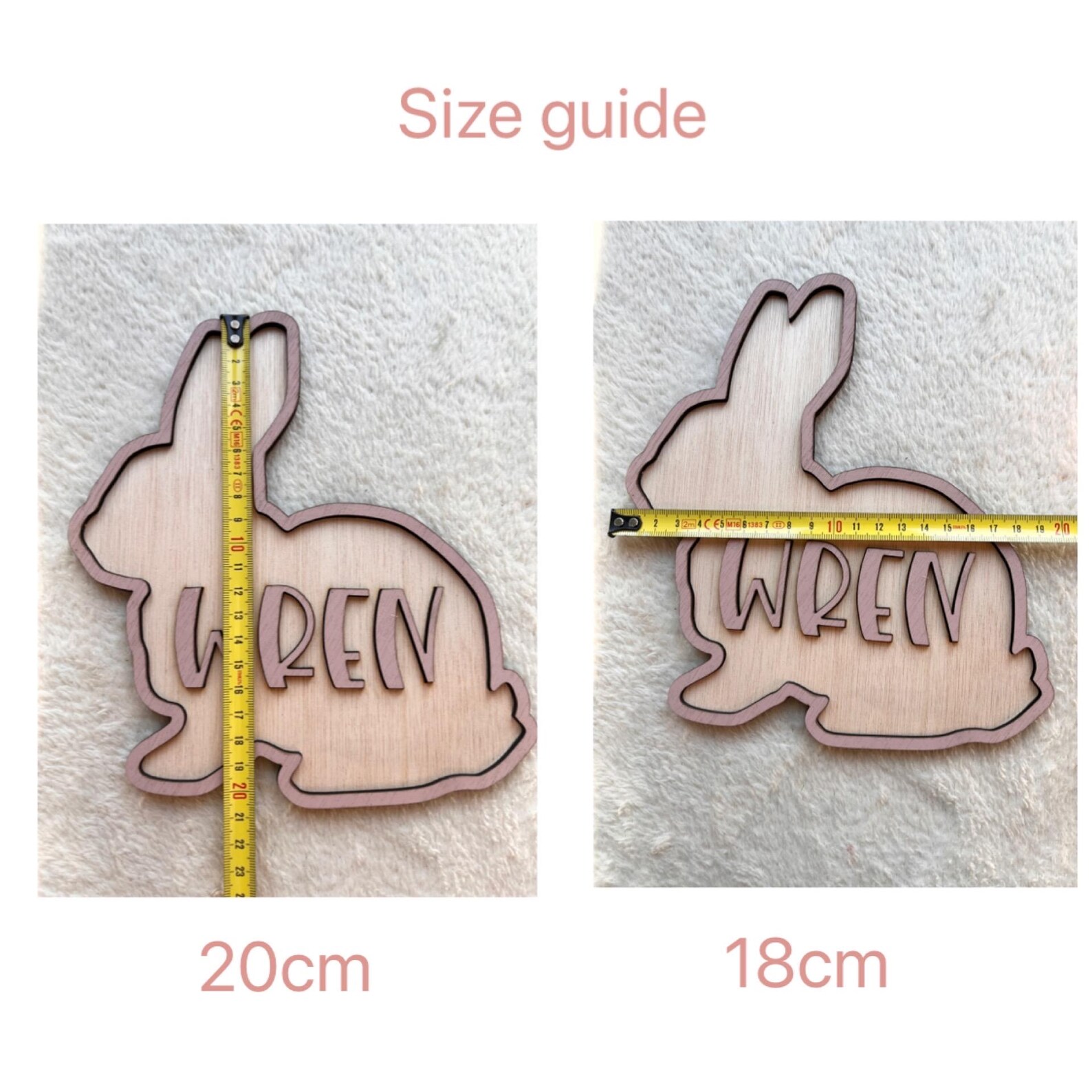 Personalized Bunny Name Wooden - Baby Nursery Needs incelemesi ve fiyatı