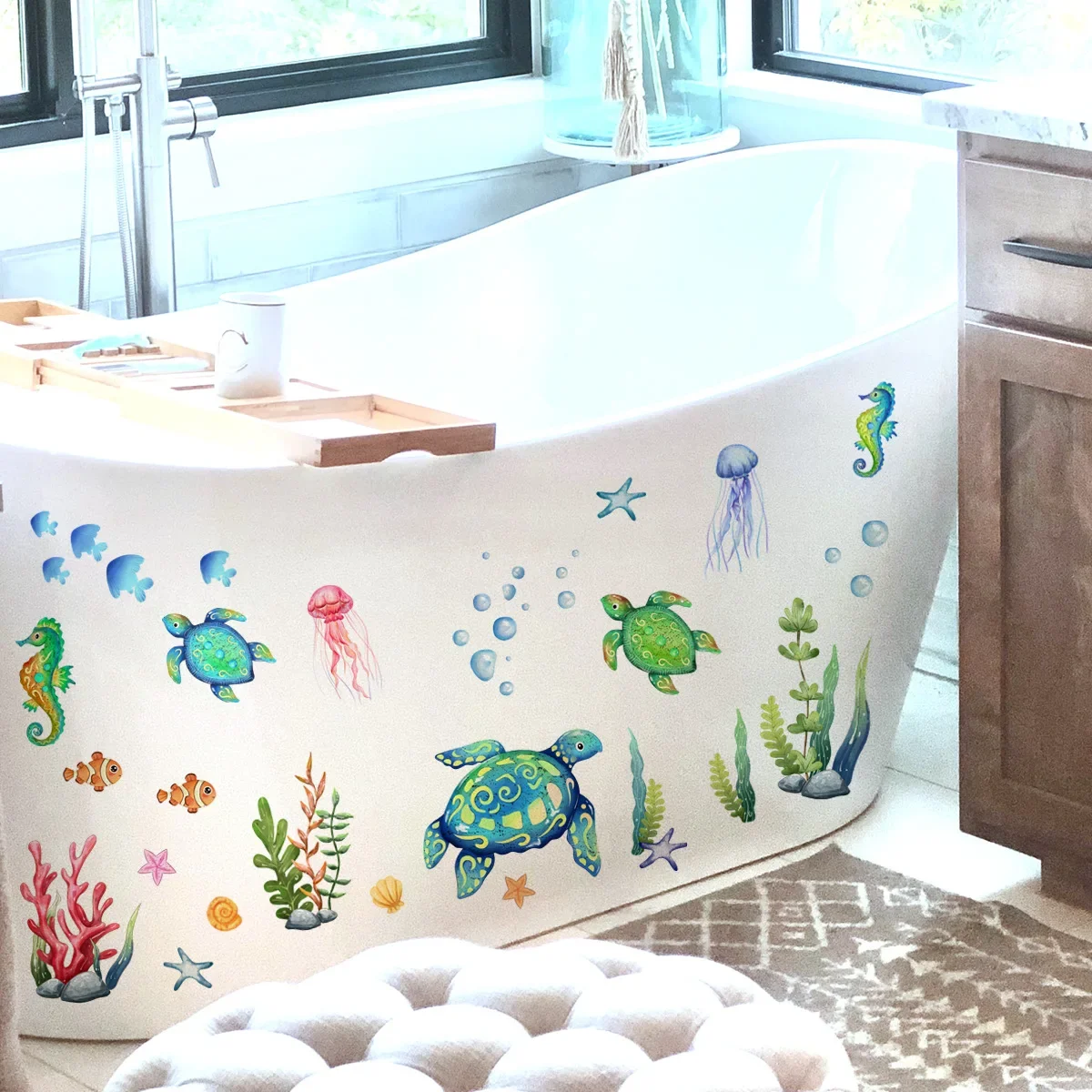 Ocean Wall Decals Under The Se - Baby Nursery Under The Sea incelemesi ve fiyatı