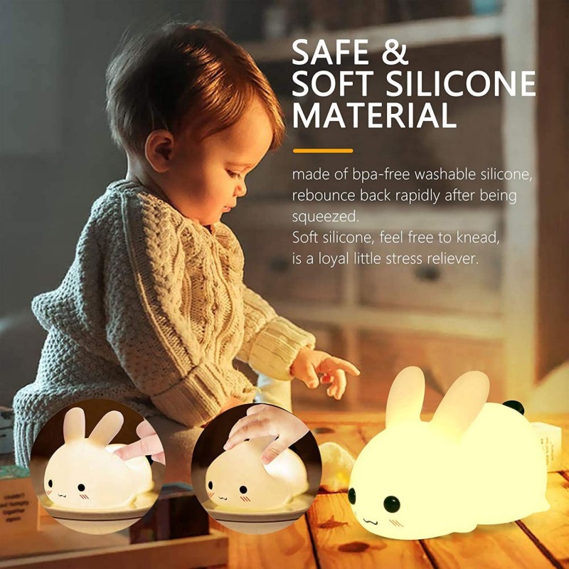 LED Rabbit Night Light Remote  - Baby Nursery Night Light incelemesi ve fiyatı