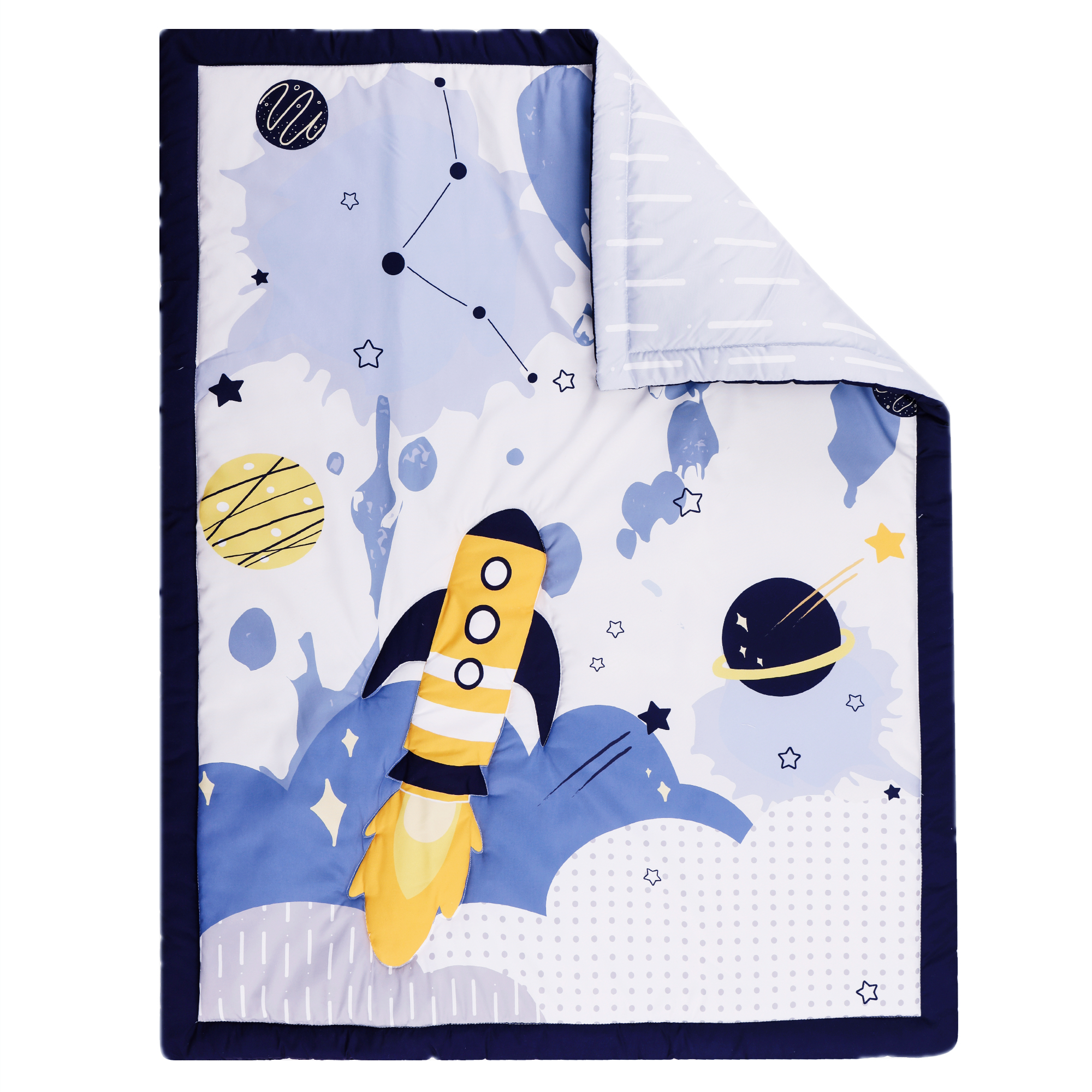 4Pcs Aviation Nursery Crib Bed - Baby Nursery Quilts incelemesi ve fiyatı