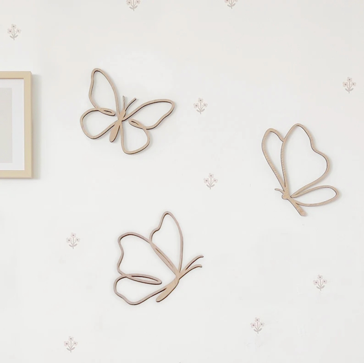 wooden butterflies sign, Woode - Baby Nursery Needs incelemesi ve fiyatı