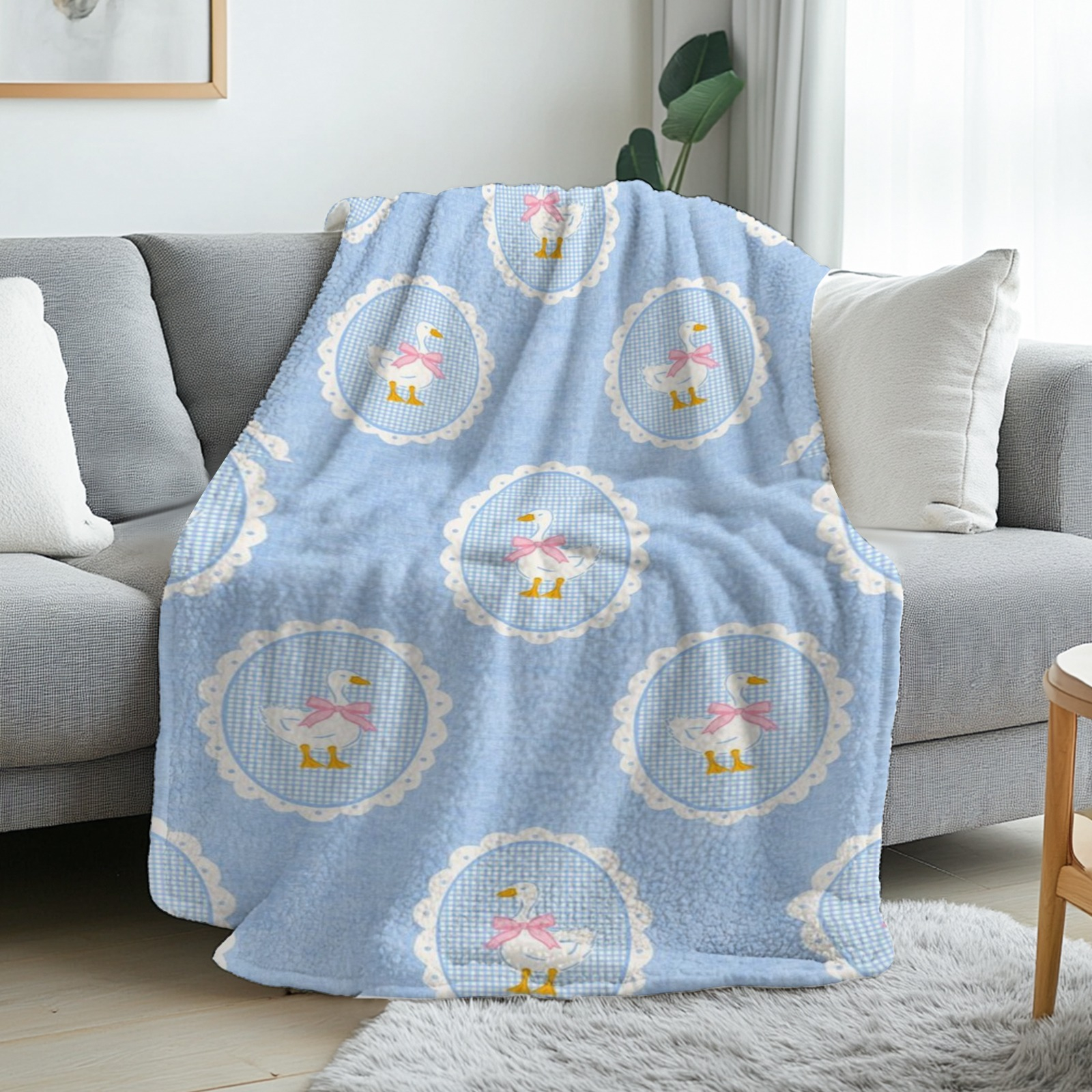 VIKAMA Gingham Blue Cottage Du - Baby Nursery In Hospital incelemesi ve fiyatı
