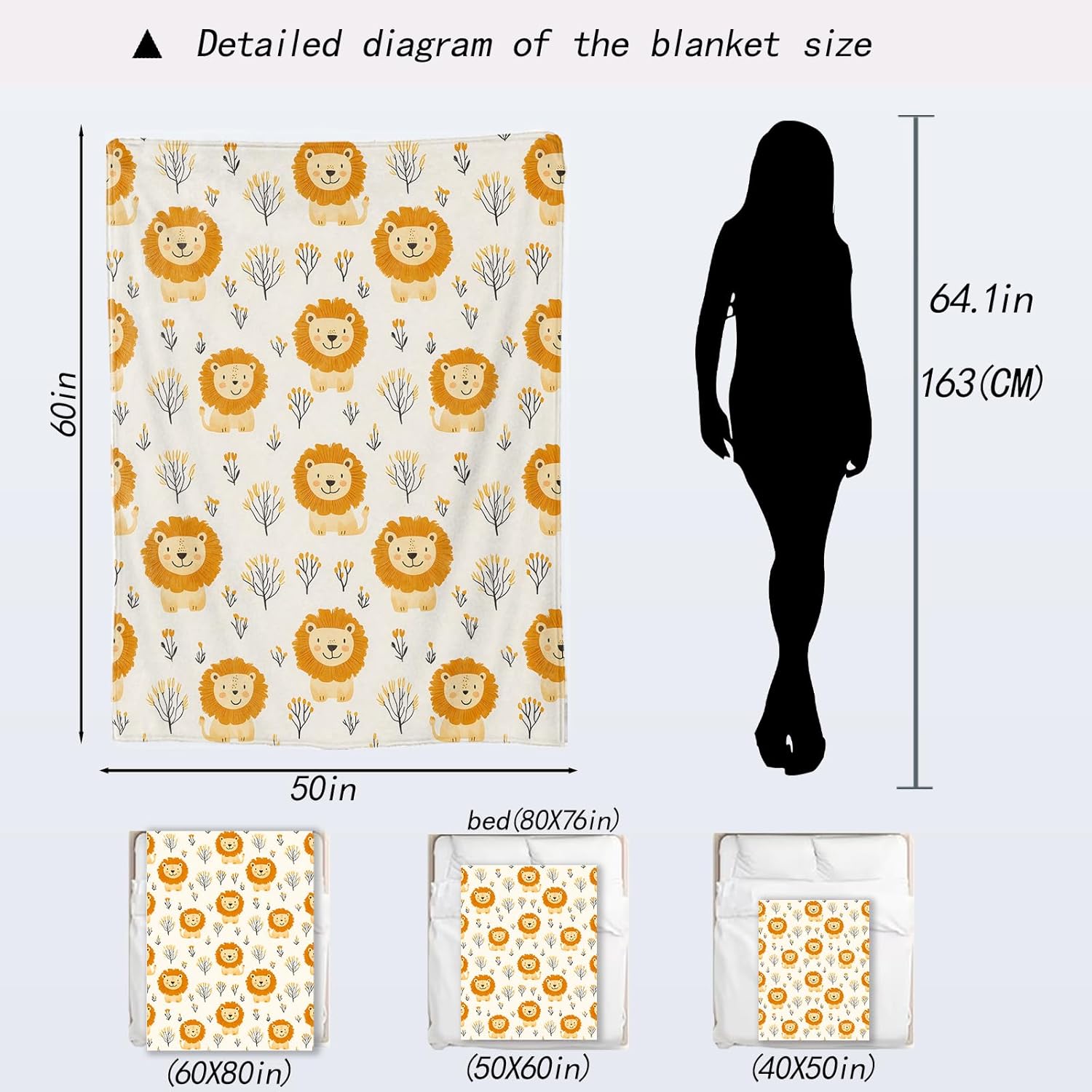 Ultra Soft Plush Lion Pattern  - Baby Nursery In Hospital incelemesi ve fiyatı