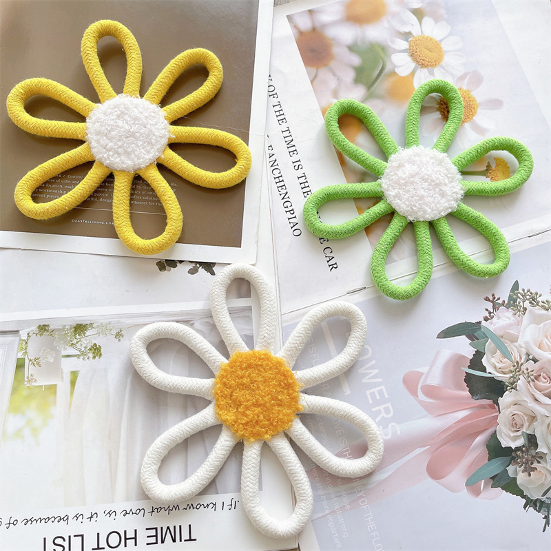 Cotton Rope Woven Daisy Flower - Baby Nursery Needs incelemesi ve fiyatı