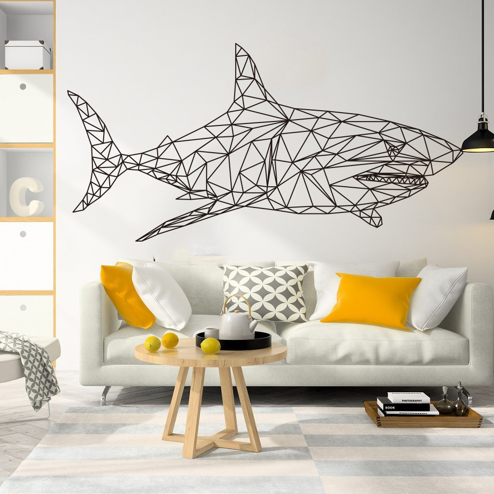 Geometric Shark Whale Fish Oce - Baby Nursery Under The Sea incelemesi ve fiyatı