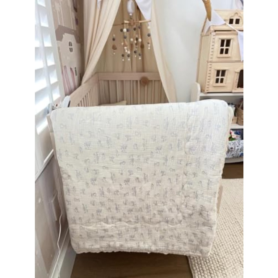Baby Crib Quilt Cotton Muslin  - Baby Nursery Quilts incelemesi ve fiyatı