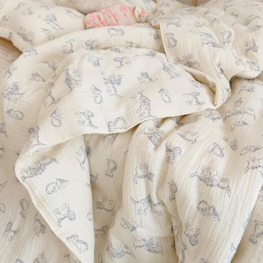 Baby Crib Quilt Cotton Muslin  - Baby Nursery Quilts incelemesi ve fiyatı