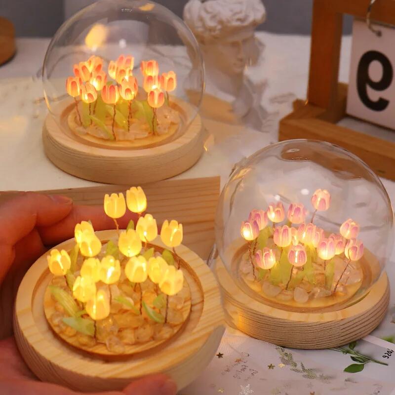 Artificial Tulip Flower Night  - Baby Nursery Night Light incelemesi ve fiyatı