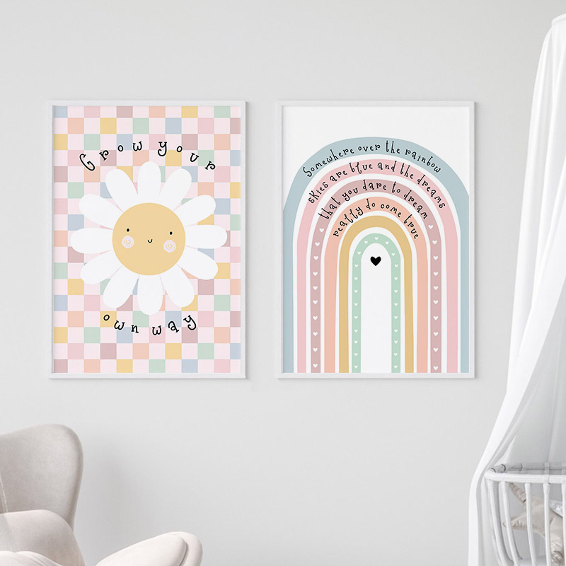 Sun Flower Rainbow Cloud Heart - Baby Nursery Needs incelemesi ve fiyatı
