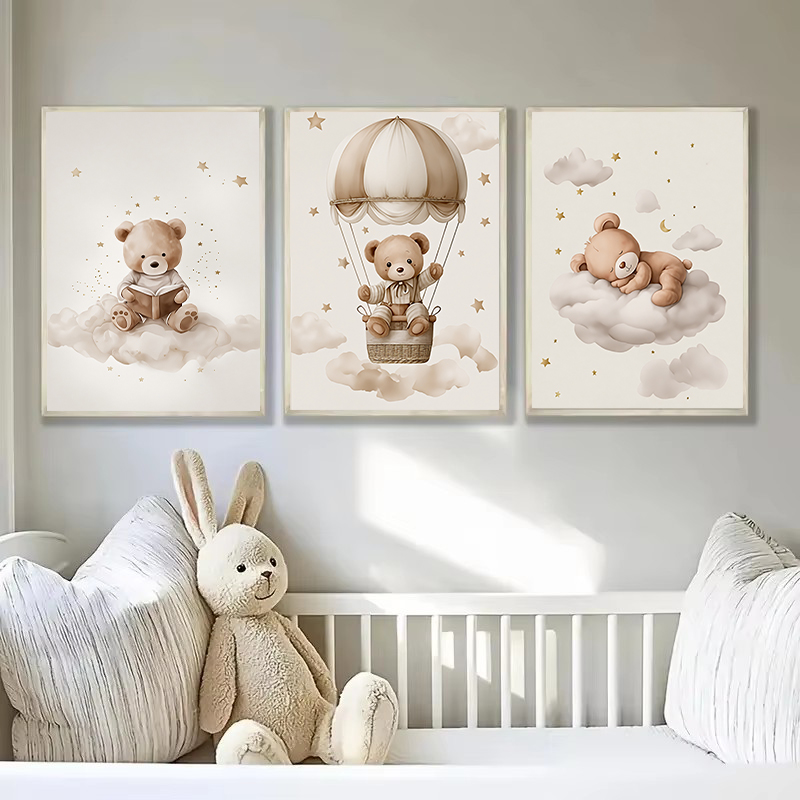 3pcs/set Bohemian Teddy Bear A - Baby Nursery Needs incelemesi ve fiyatı