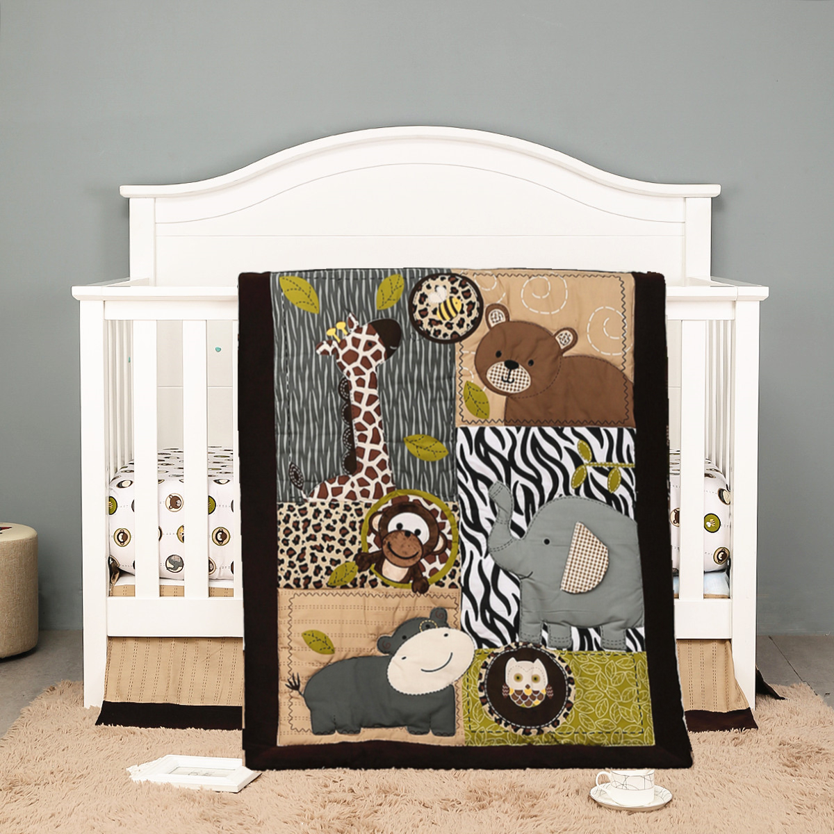 3Pcs Embroidered Newborn Baby  - Baby Nursery Quilts incelemesi ve fiyatı